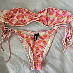 Triangl Pink Leopard Neporene Bikini